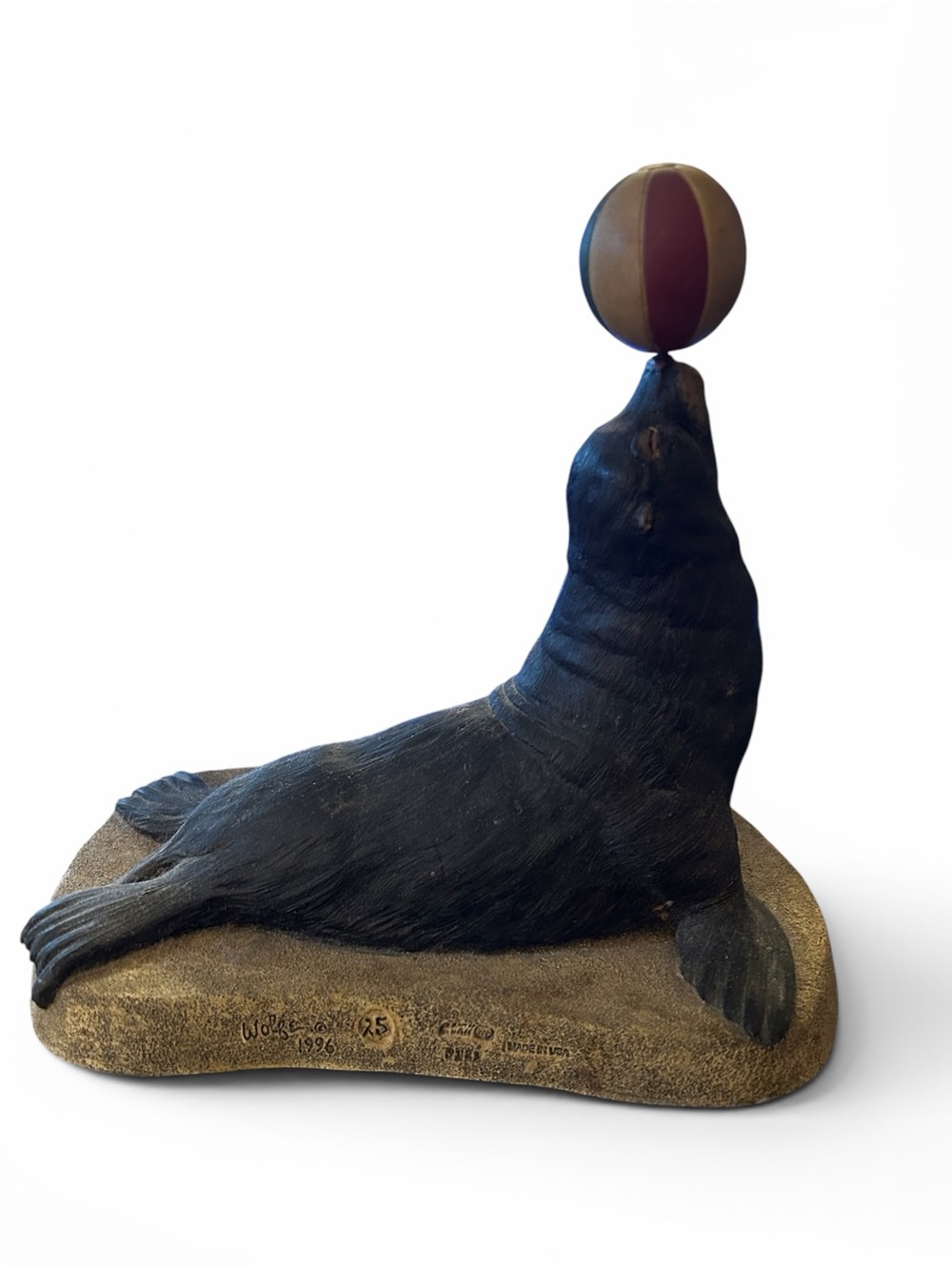 Tim Wolfe Cairn Studio "Salty" The Sea Lion 1996